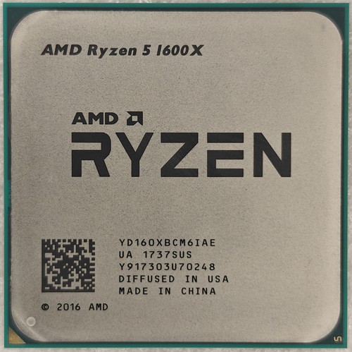 Amd ryzen 1600x - 5,